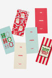 Assorted Mini Gift Tag 6Pk, VINTAGE CHRISTMAS - example image 1