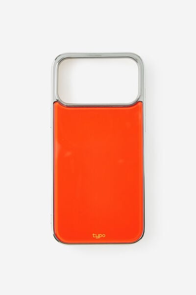 Bubble Phone Case Iphone 17 Pro Max/18 Pro Max, LAVA RED CHROME