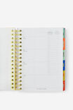 2027 A5 Weekly Bright Days Diary, STRAWBERRY MILK DITSY CELESTIAL - example image 4