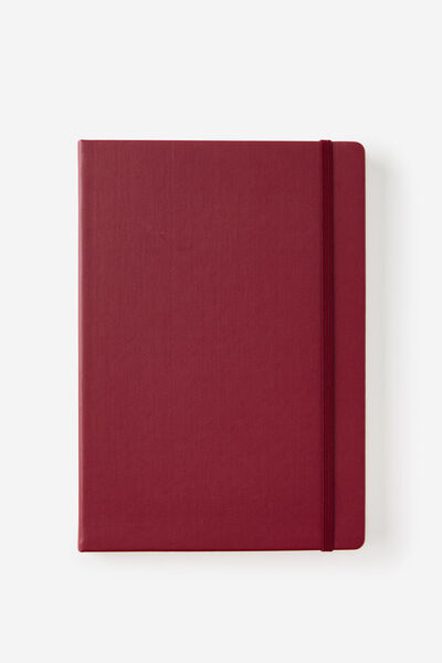 Metro B5 Hard Plain Notebook, Cabernet