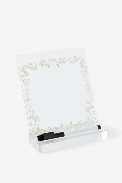 Acrylic Memo Stand, LEMON DITSY