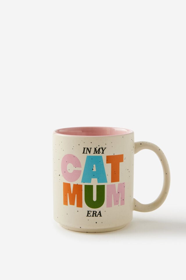 Daily Mug, CAT MUM ERA COLOUR BLOCK