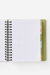 2026 Goals Daily Planner, Bay Leaf Ditsy Frog - alternate image 6