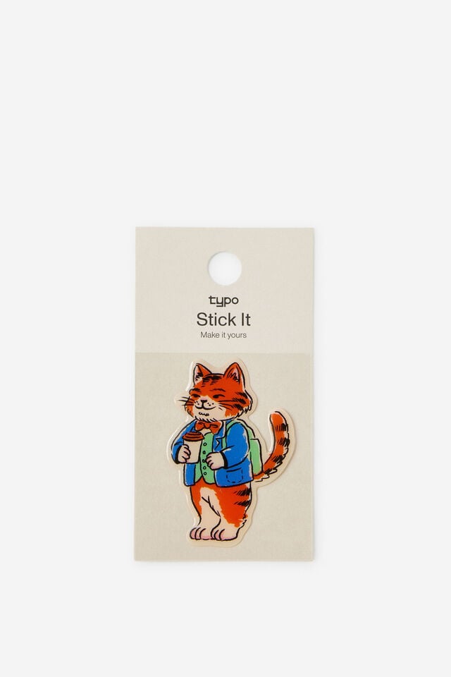 Jumbo Stick It, SMART COFFEE CAT