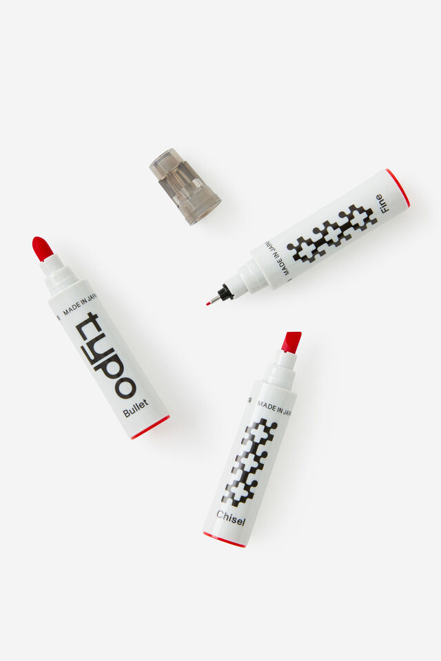 Triple Stack Pen, RED
