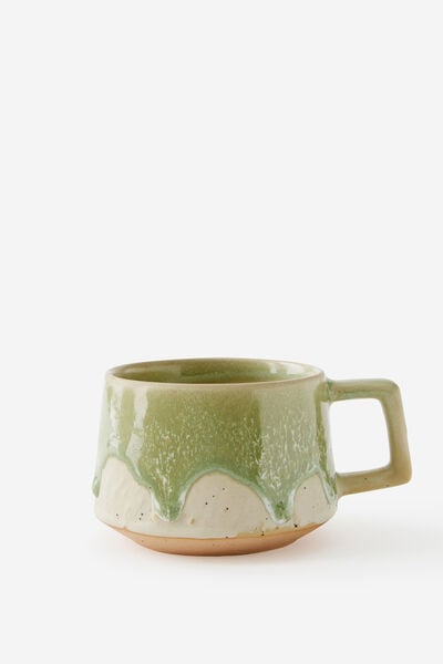 Glazed Ceramic Mug, BAY LEAF