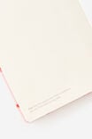Metro B6 Hard Plain Notebook, Ditsy Pansy Pink Clay - alternate image 4