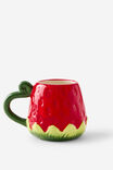 Novelty Shaped Mug, STRAWBERRY - alternate image 2