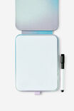 Personalised Flip It Memo Board, DIFFUSION SILVER LILAC - alternate image 2