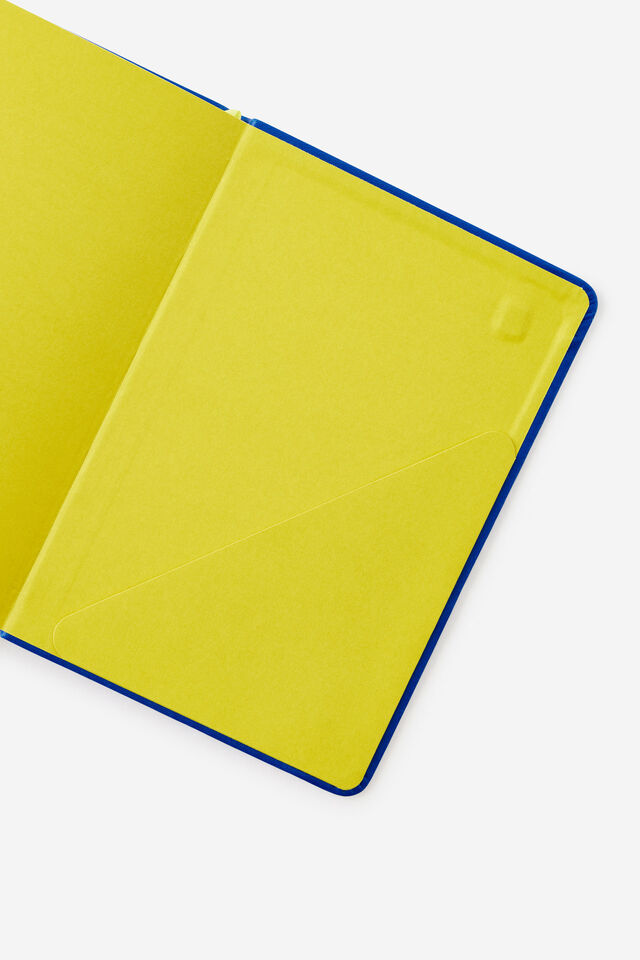 Personalised B6 Hard Cover Lined Notebook, OCEANA WASABI