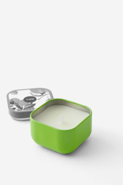 Traveller Tin Candle, CITRUS AND GREEN TEA
