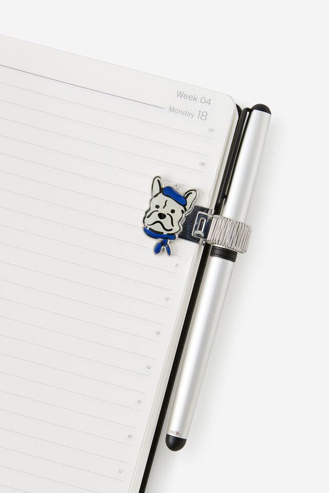 Metal Pen Loop, SILVER BERET DOG