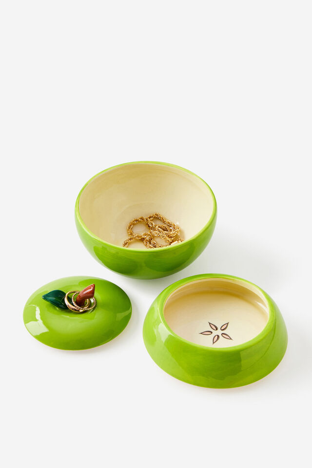 Trinket Tray Stack, GREEN APPLE