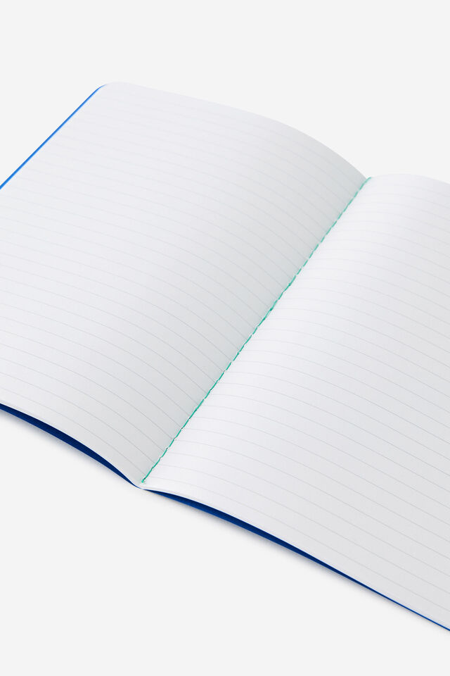A5 Stitch Notebook, BERRY BLUE
