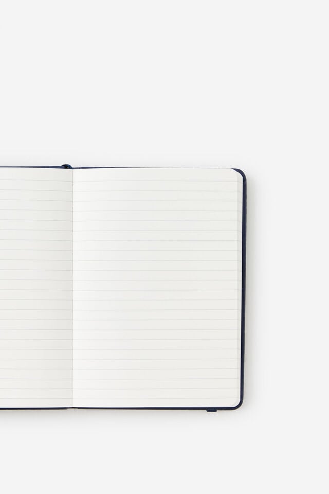 B6 Hard Lined Notetaker Notebook, DEEP SPACE
