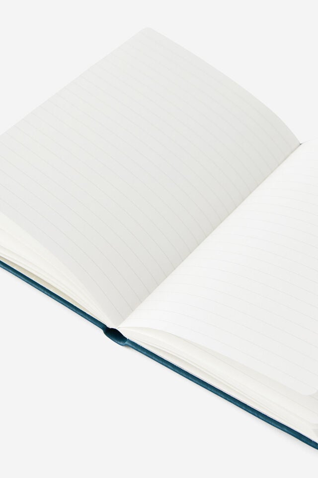 B6 Hard Cover Lined Notebook, NORTH SEA