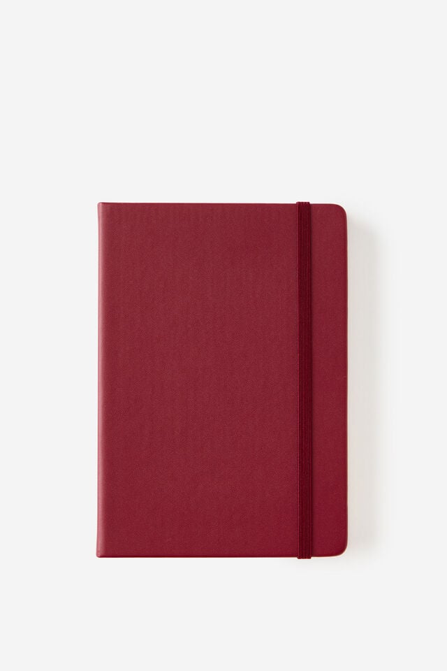 Metro B6 Hard Dot Notebook, Cabernet