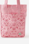 Campus Tote, VINTAGE LACE / STRAWBERRY MILK - alternate image 2