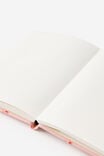 Metro B6 Hard Plain Notebook, Ditsy Pansy Pink Clay - alternate image 3