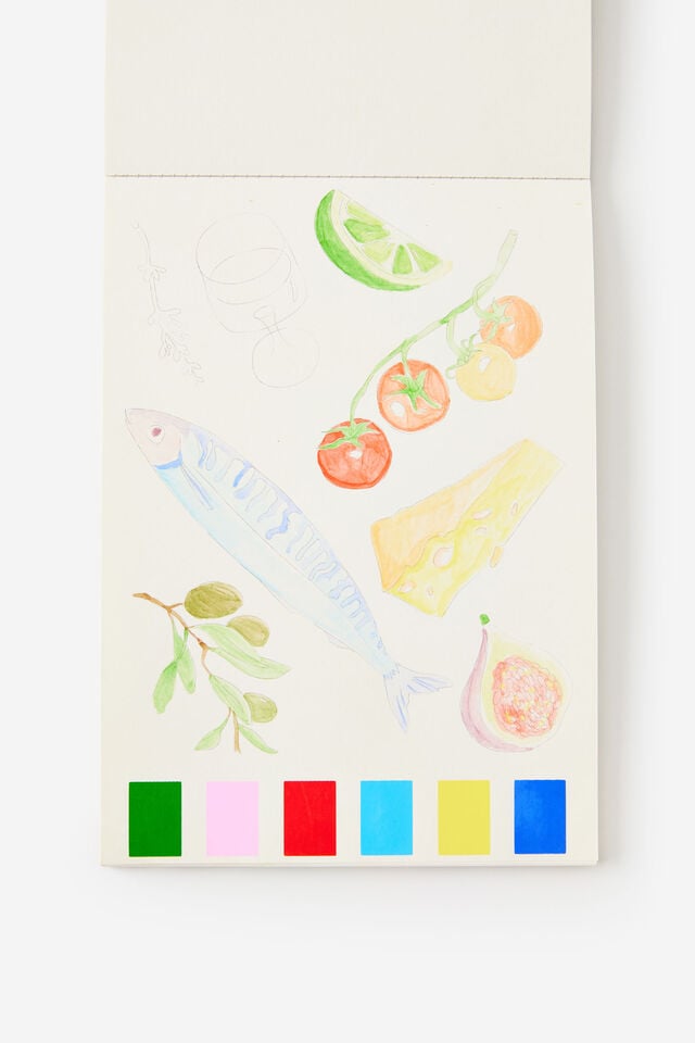 Large Watercolour Paint Pad, BY THE MEDITTERANEAN
