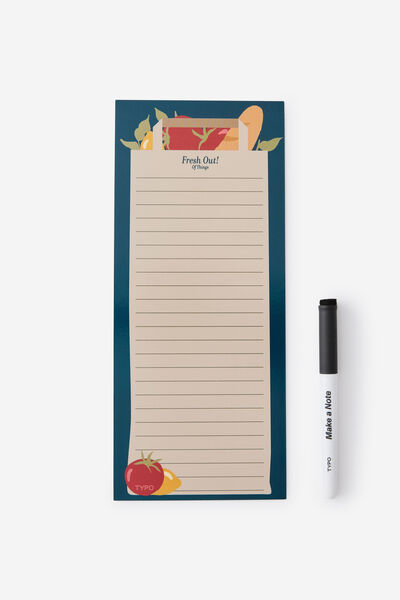 Magnetic Memo List, NORTH SEA FRESH OUT