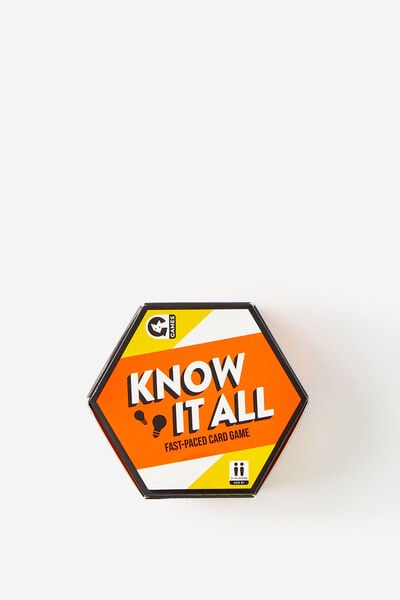 Know It All Card Game, ASSORTED