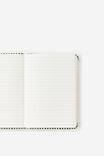 B6 Hard Lined Notetaker Notebook, ECRU DITSY FLORAL - example image 2