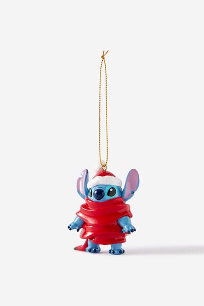 Collab Resin Christmas Ornament, LCN DIS STITCH SCARF