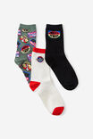 3 Pack Of Socks, TRAVEL M/L - example image 2