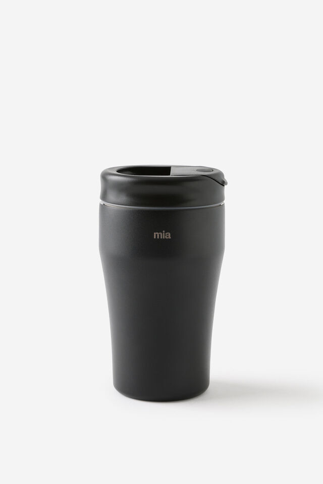 Personalised Loft Commuter Cup 350Ml, BLACK