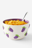 Fine Fruit Souper Bowl, GRAPES - alternate image 3