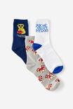 3 Pack Of Socks, DOGS M/L - alternate image 2