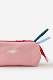 Personalised Compact Pu Pencil Case, STRAWBERRY MILK - alternate image 2