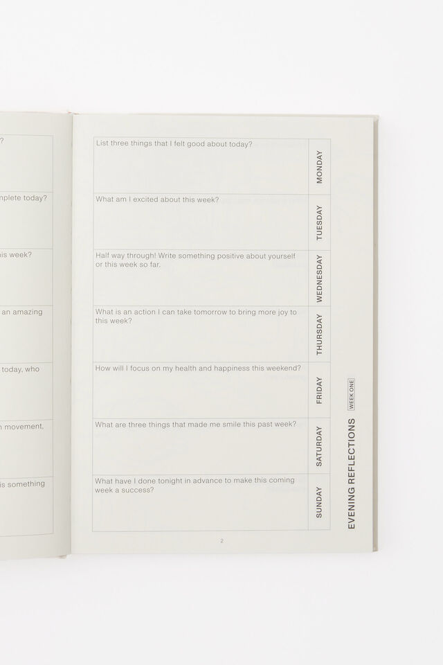 B5 Activity Journal, RISE REFLECT AFFIRMATIONS