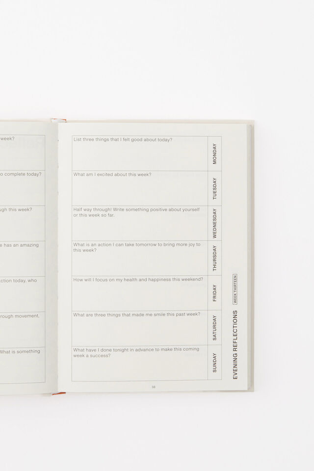 B6 Activity Journal, RISE REFLECT AFFIRMATIONS