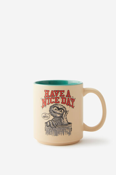 Daily Mug, LCN SES SESAME ST OSCAR