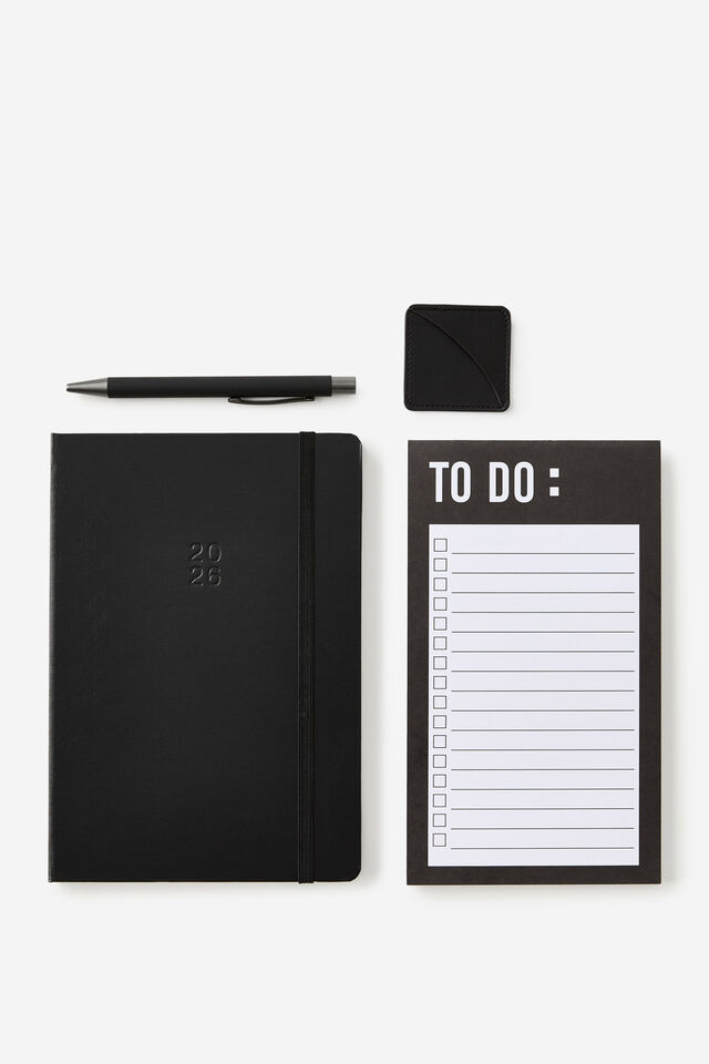 2026 Diary Gift Set, BLACK