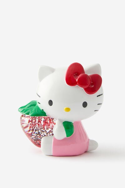 Collab Large Shaped Snowglobe, LCN SAN HELLO KITTY STRAWBERRY