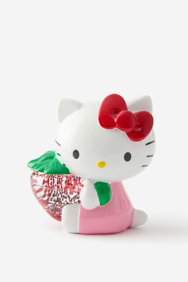 Collab Large Shaped Snowglobe, LCN SAN HELLO KITTY STRAWBERRY