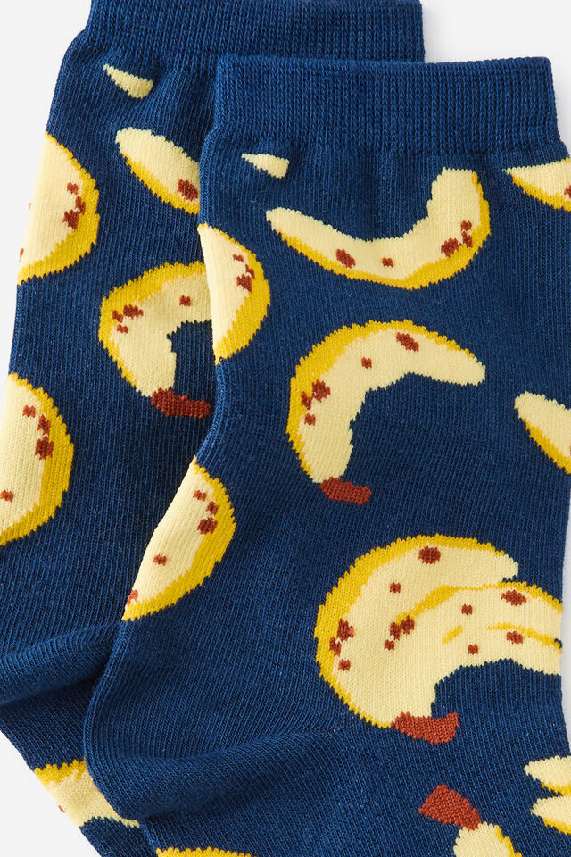 Mid Crew Socks, BANANA YARDAGE