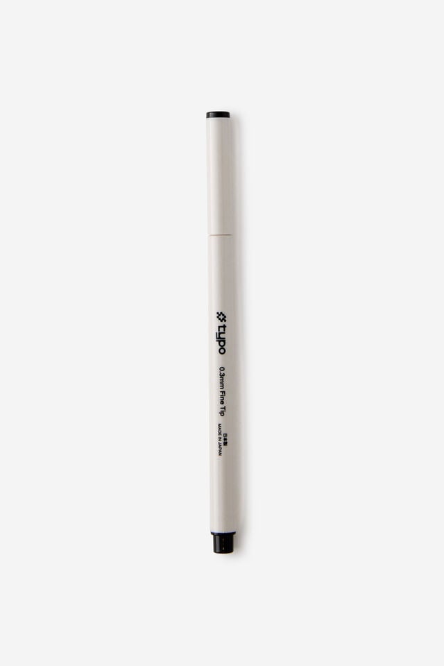 0.3Mm Fine Tip Pen, BLACK