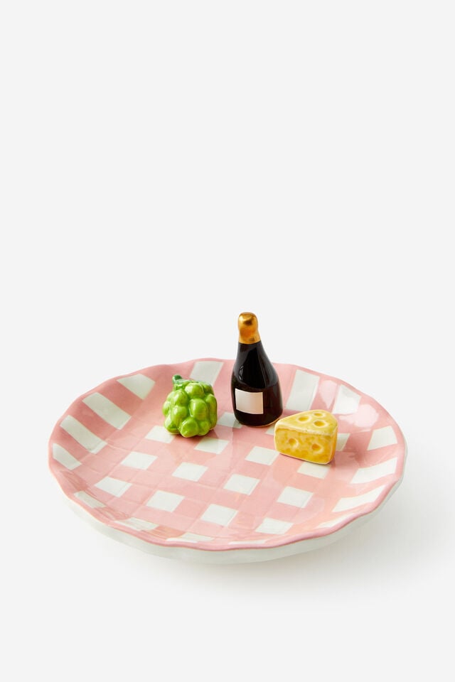 Shaped Storage Tray, CHEESE & WINE
