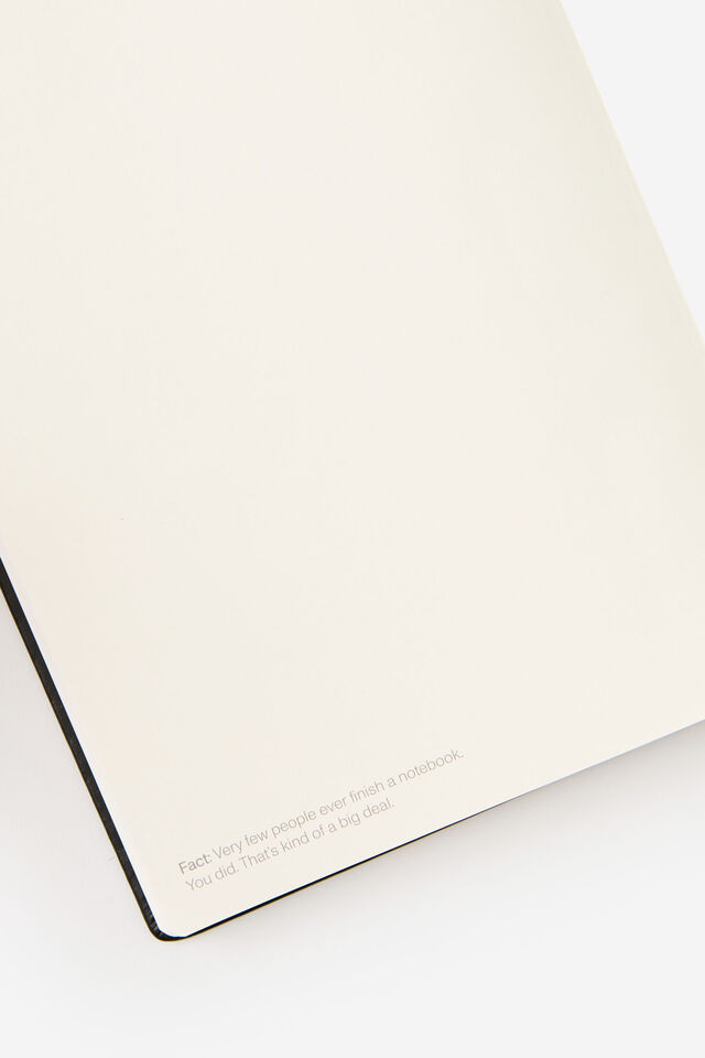 Metro B5 Hard Dot Notebook, Black