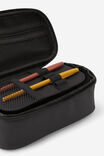 Premium Arlow Pencil Case, METALLIC BLACK - alternate image 2
