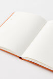 A5 Hard Cover Lined Notebook, BURNT ORANGE - alternate image 3