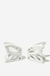 Blocked In Bookends, WHITE BUTTERFLY - alternate image 2