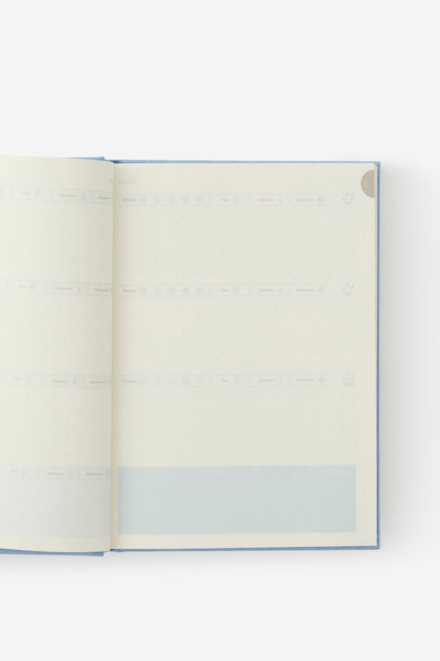 2026 Loft A5 Weekly Diary, Denim Blue One Day