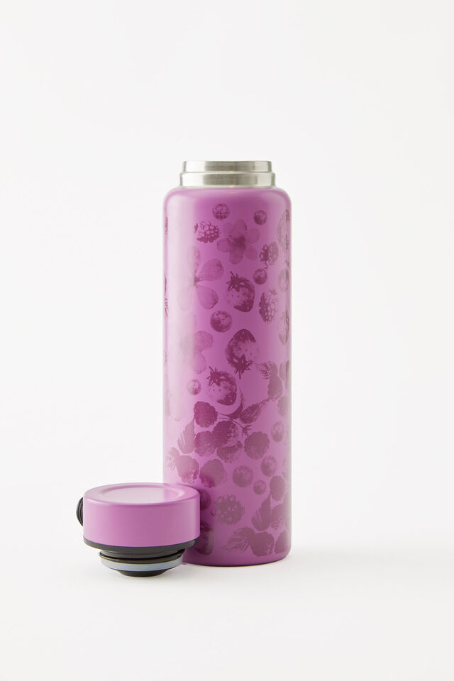 On The Move 500Ml Drink Bottle 2.0, DIGITAL ORCHID BERRY BLOSSOM