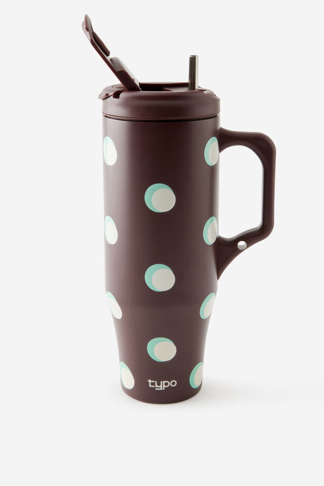 Loft Tumbler 1.2L, ESPRESSO POLKA