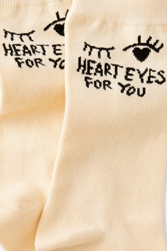 Socks, HEART & EYES FOR YOU